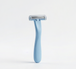 Disposable Single-Blade Blue Plastic Razor