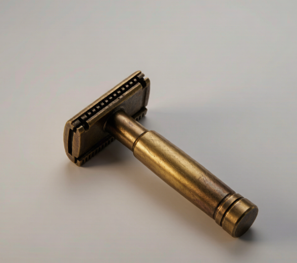 Vintage Brass Heavy Safety Razor