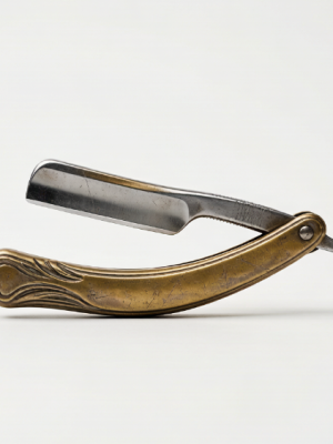 Curved Spine Vintage Straight Razor