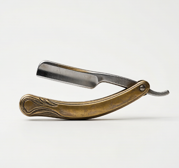 Curved Spine Vintage Straight Razor
